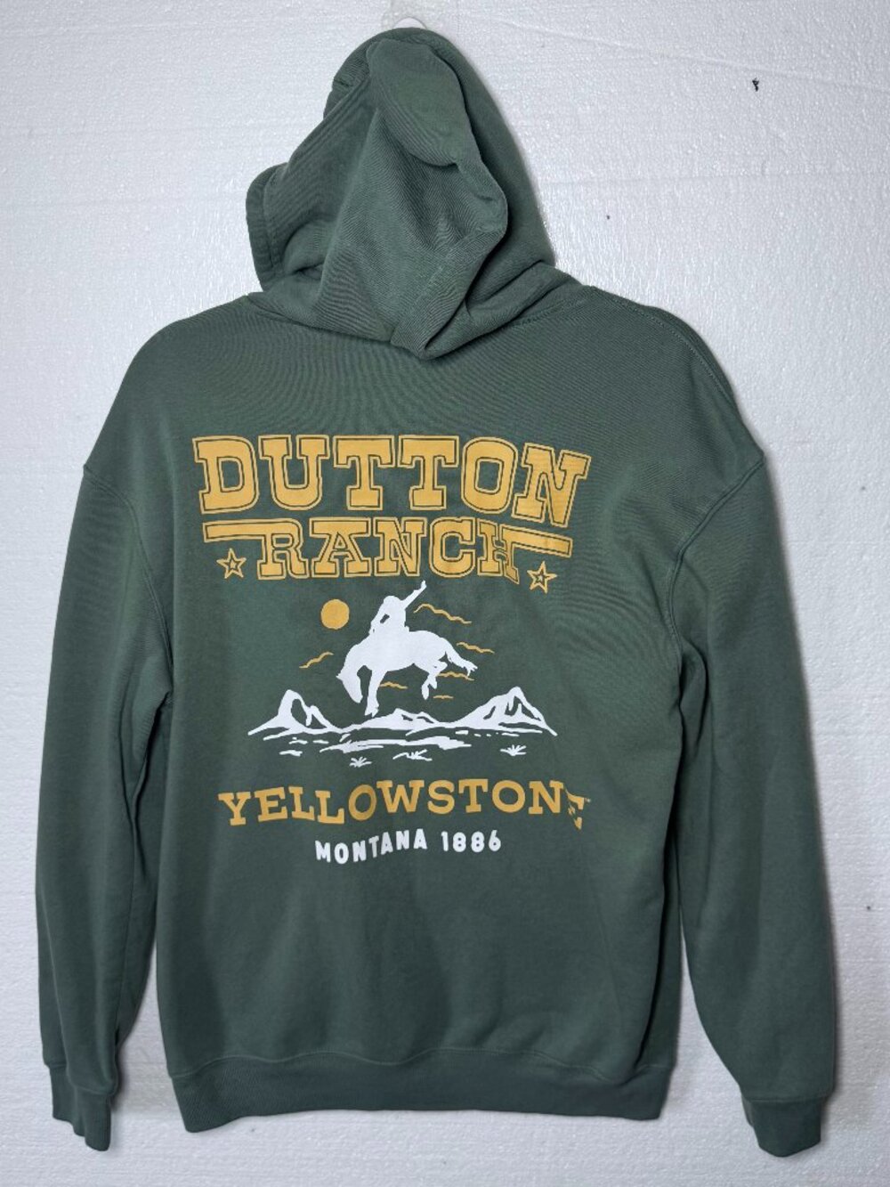 Yellowstone Womens Size Dutton Ranch Medium Zip Up Hoodie Jacket Fleece TV Show